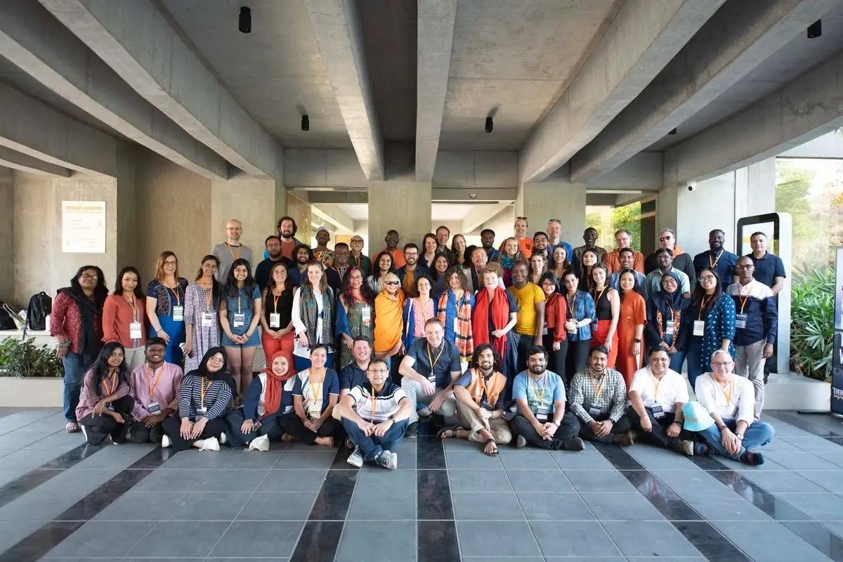 WageIndicator global conference team gathered at FLAME University in Pune