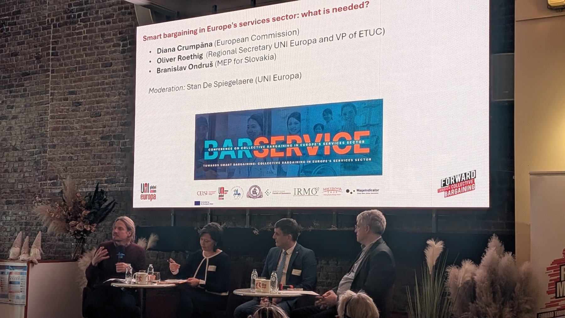 BARService final conference panel in Brussels
