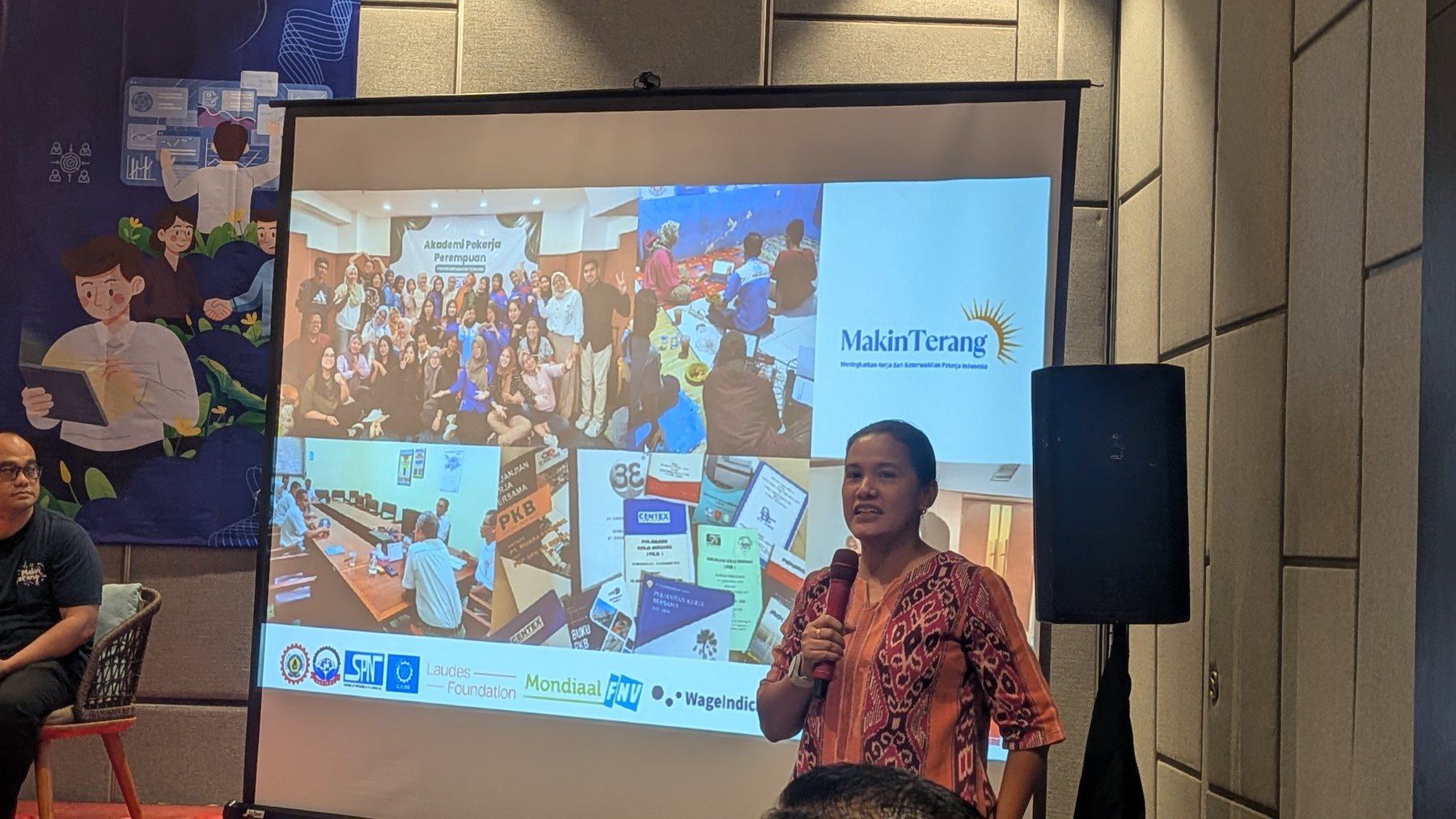 Makin Terang presentation during the 2025 programme anniversary