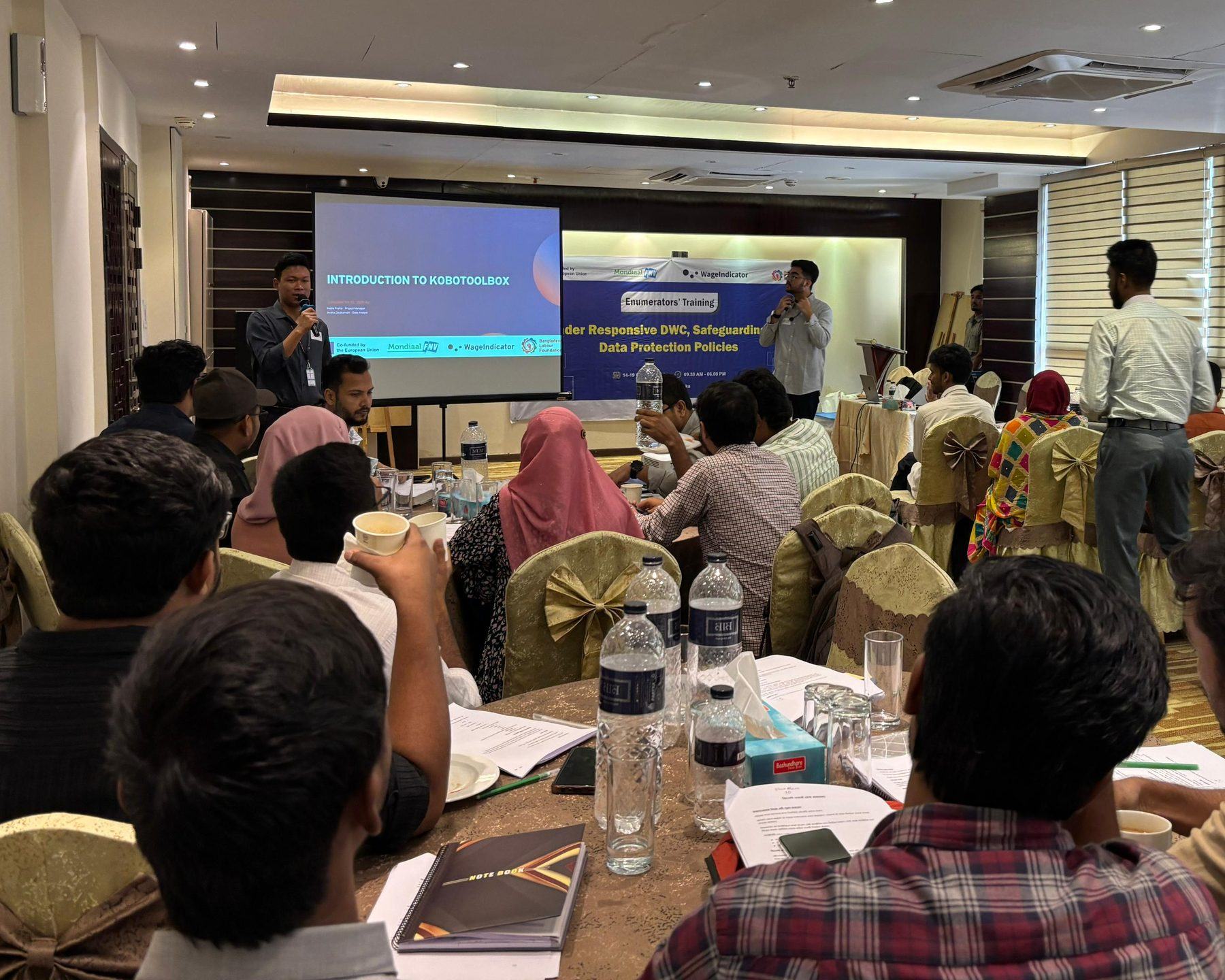 Enumerator training workshop for the Bangladesh Decent Work Due Diligence project
