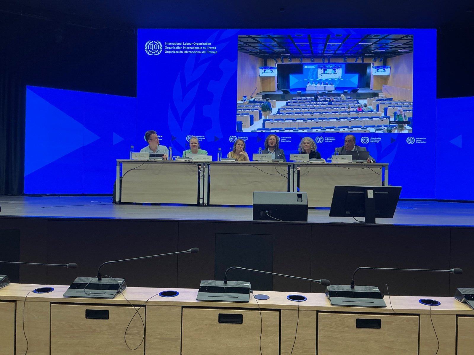 Main stage at the ILO Regulating for Decent Work 2025 conference